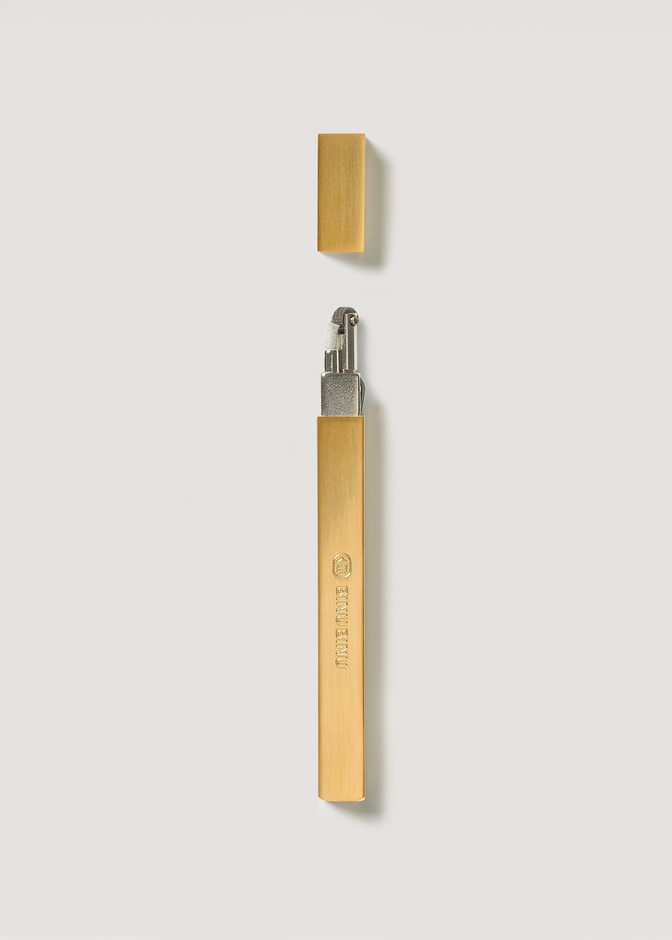 BoTT x Tsubota Pearl Brass Lighter Case Silver